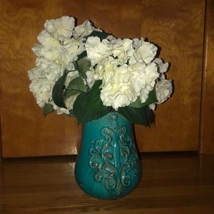 Pier 1 vase home decor (flowers included)